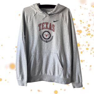 Nike Women's Texas Longhorns Grey Varsity Pullover Hoodie
